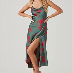 New without tags ASTR The Label Gaia Flora Midi Dress